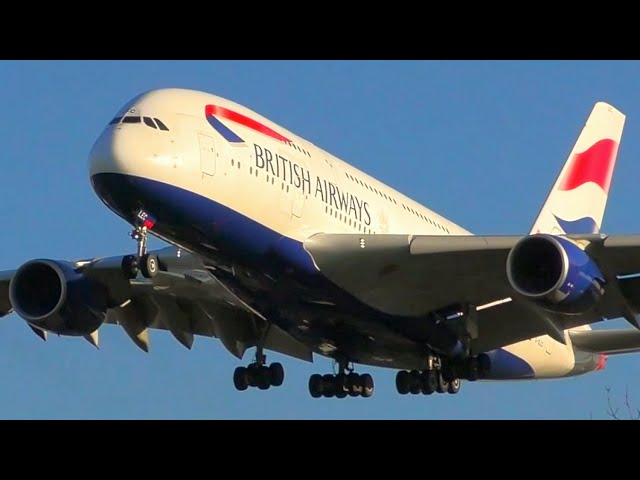 100 LANDINGS in 35 MINUTES at London LHR | Heathrow Airport Plane Spotting