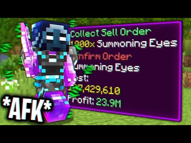 The AFK Money Making Methods! *$20 MILLION PER DAY* (Hypixel Skyblock)