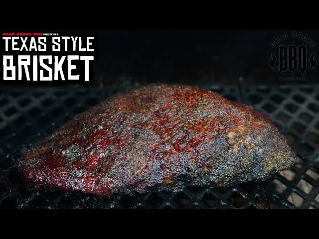 Texas Style Smoked Brisket Pellet Grill