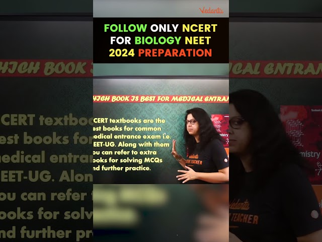 📚 Follow Only NCERT For Biology NEET 2024 Preparation 📘 #Shorts #vanimam #neetncert #ncert #neet2024