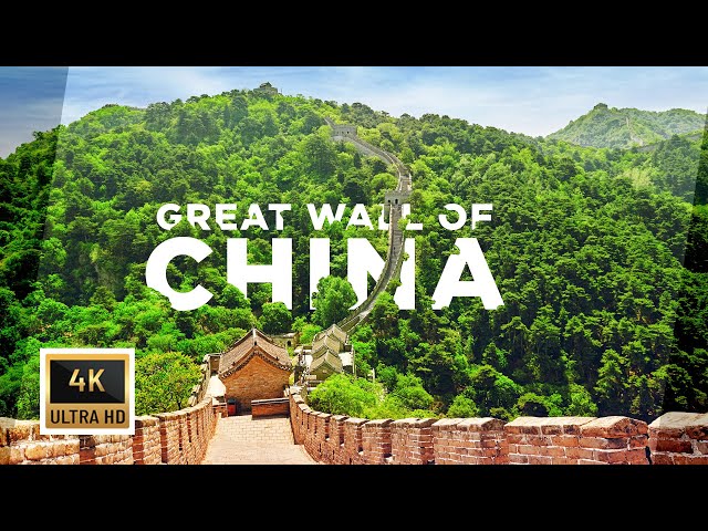 4k Great Wall of China | Scenic Relaxation | Drone Footage | Traditional Chinese Music