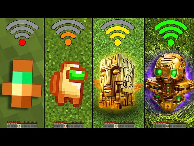 Minecraft physics with different Wi-Fi