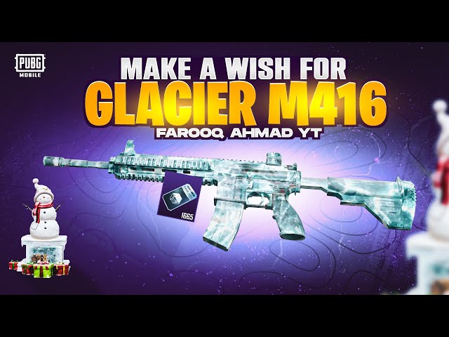 Glacier M416 on Wish from Free Classic Crates | 🔥 PUBG MOBILE🔥