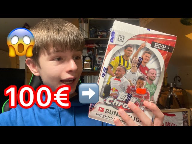 Ich öffne eine 100€ Fußballkartenbox von Topos Crome