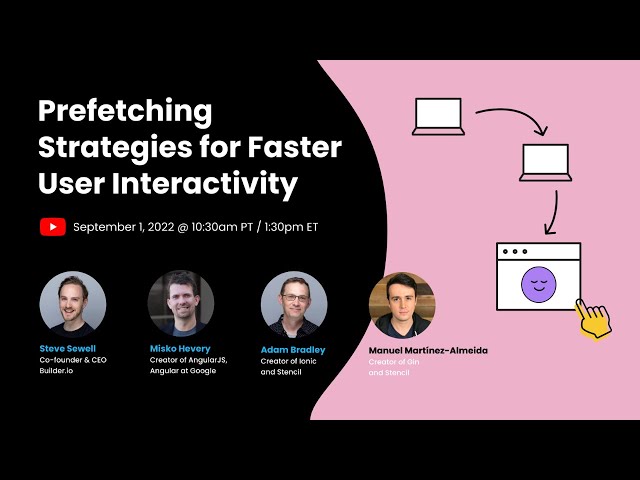 Prefetching Strategies for Faster User Interactivity
