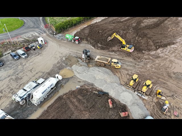 Construction site update Darlington