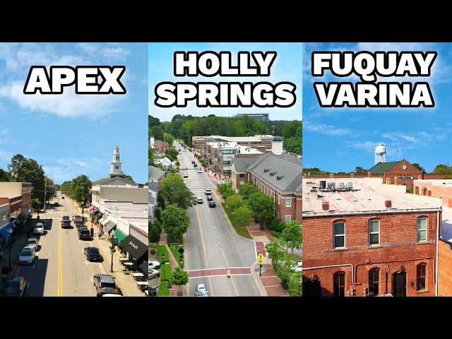 Apex VS Holly Springs VS Fuquay-Varina NC: Suburbs Near Raleigh