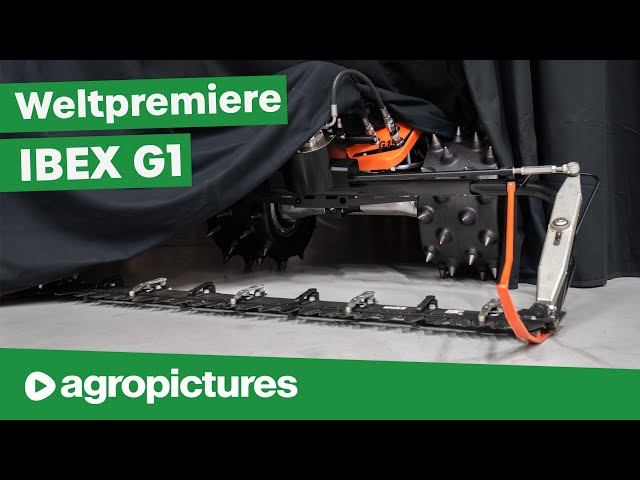 Weltpremiere der IBEX G1 von TerraTec | Kleiner Profi Motormäher für die alpine Landwirtschaft