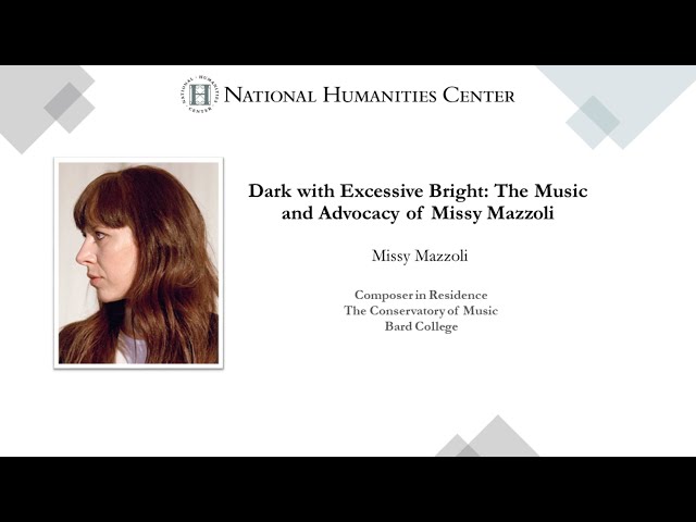 Dark with Excessive Bright: The Music and Advocacy of Missy Mazzoli