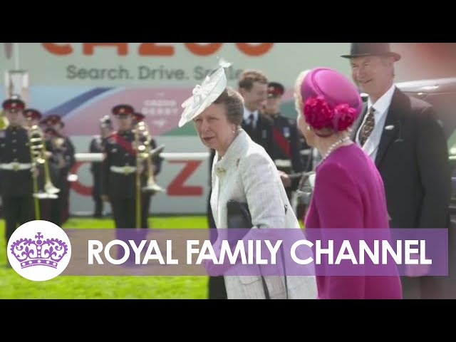 Princess Royal Anne and the Family Arrive at Epsom Derby