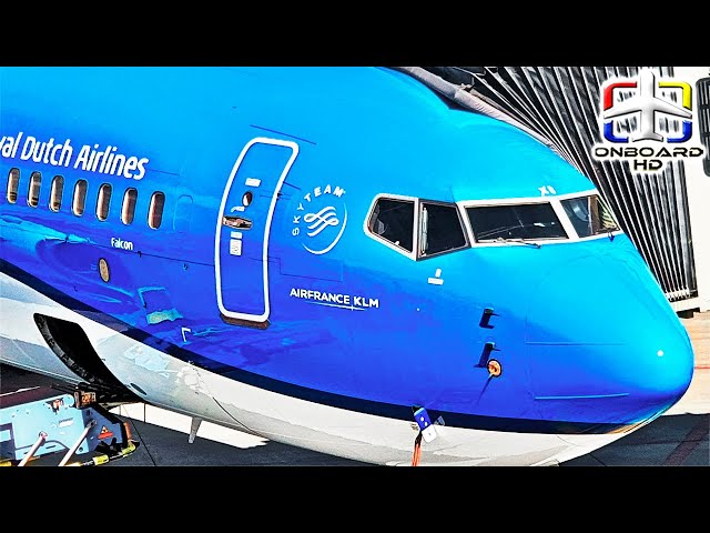 TRIP REPORT | I'd Never Seen This! | KLM B737 | Madrid to Amsterdam