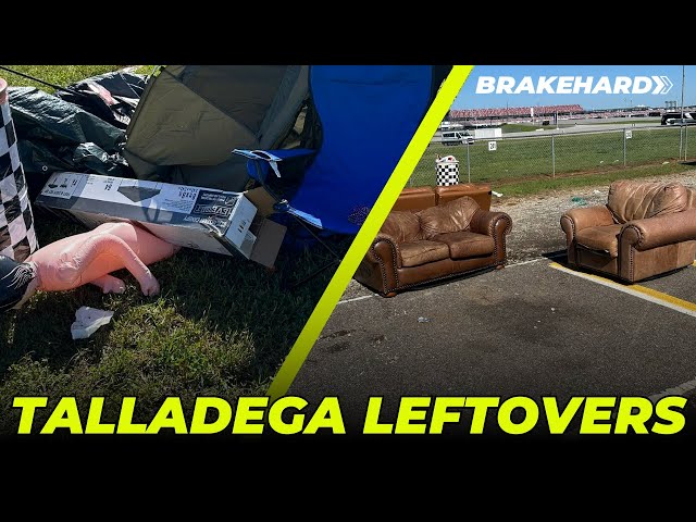 Check Out What Was Left At Talladega After NASCAR Races