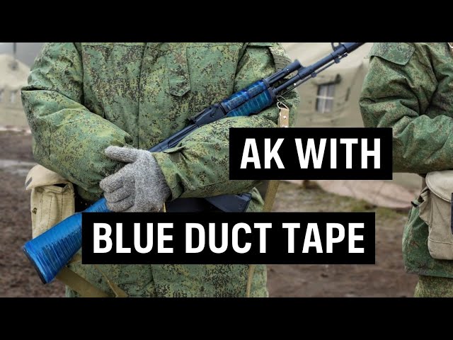 Why is the AK Wrapped with Blue Duct Tape
