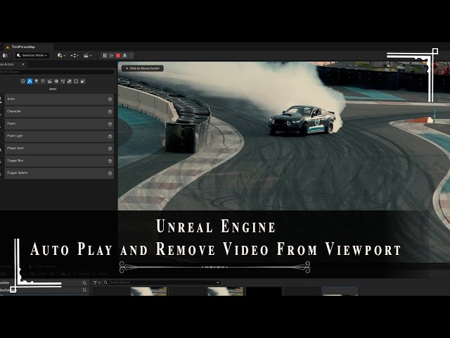 Unreal Engine - Automatically remove video when it finishes playing