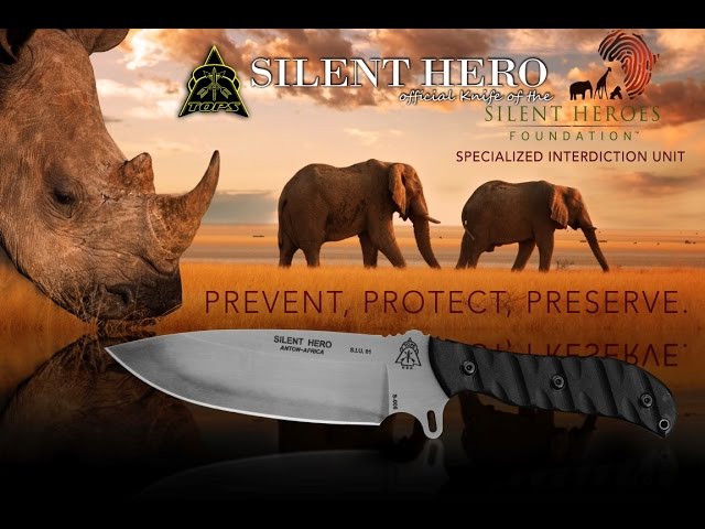 TOPS Knives SILENT HERO by Anton Du Plessis ITEM# HERO-01