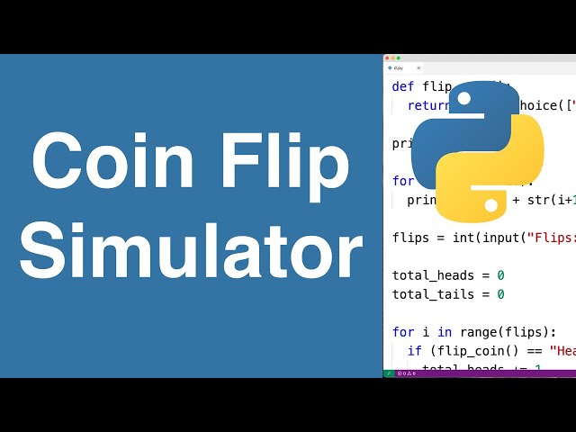 Coin Flip Simulator | Python Example