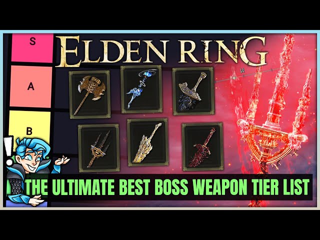 The TRUE MOST POWERFUL Boss Weapon Tier List - Best & Worst Remembrance Weapons in Elden Ring!
