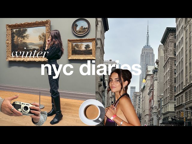 a week in my life nyc | feeling lost, holidays in the city, getting festive,