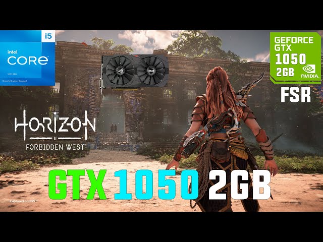 Horizon Forbidden West GTX 1050 (1080p,900p,720p FSR)