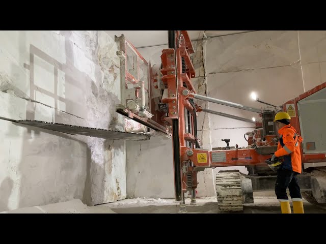 Fantini Tunnel Chain Saw Machines - Nordia Marble Quarries