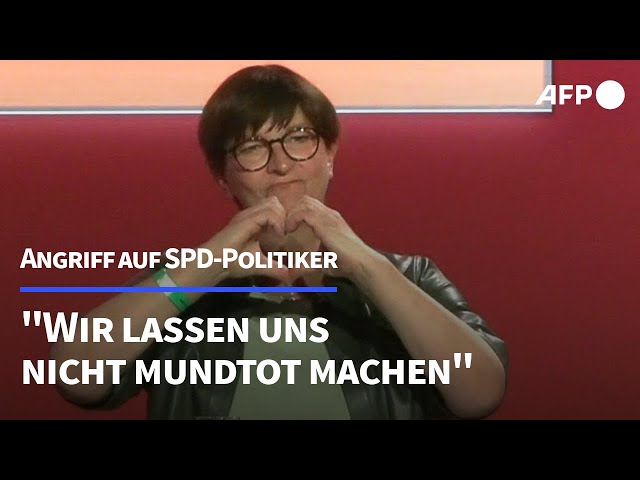 Angriff auf SPD-Europapolitiker Ecke: "Wir lassen uns nicht mundtot machen" | AFP