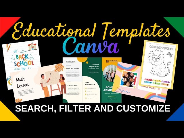 CANVA TUTORIAL FOR EDUCATIONAL TEMPLATES | OVER 57 THOUSAND TEMPLATES FOR EDUCATION IN CANVA 2022