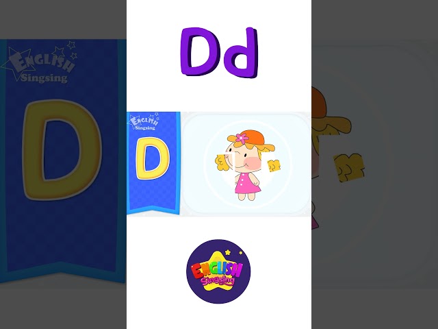 D Phonics - Letter D - Alphabet song | Learn phonics for kids #shorts