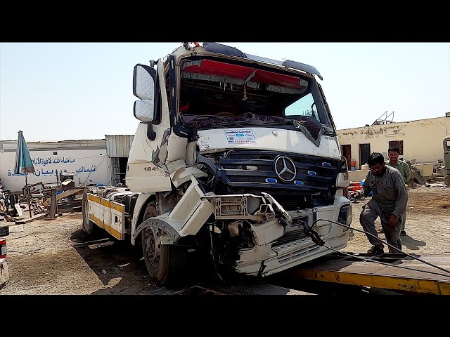 Mercedes Truck Accident Cabin ' Chassis Repairing And Restoration Complete Video Truck World 1