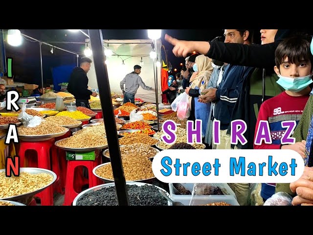 Walking the street market in Iran | دوشنبه بازار در شهر شیراز