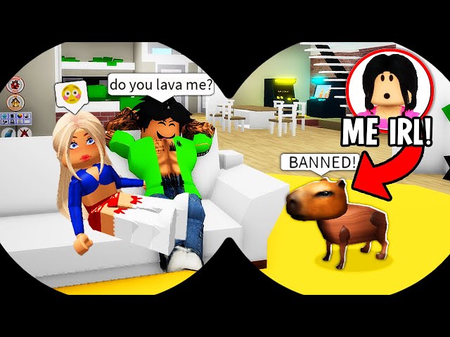 SPYING on ROBLOX ODERS as a CAPYBARA in ROBLOX BROOKHAVEN 🏡RP!