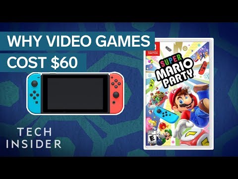 Why Most New Video Games Cost $60
