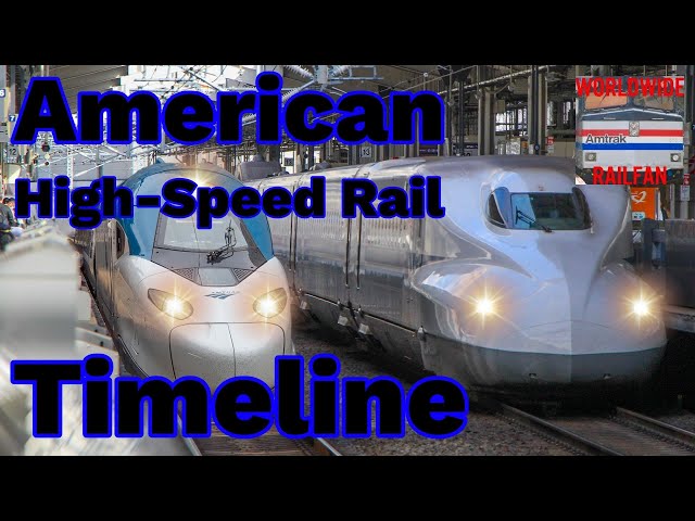 Timeline of America’s High-Speed Rail Future