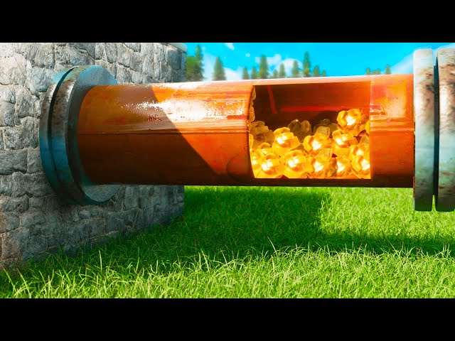 I Made the Entire Map my Base Using Pipes