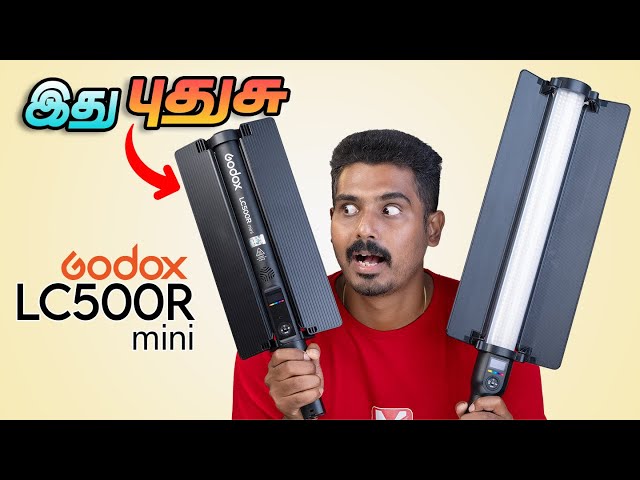 இது அவ்ளோ சின்னதா? New Godox LC500R mini Review | Features and comparison with LC500R | RGB Light