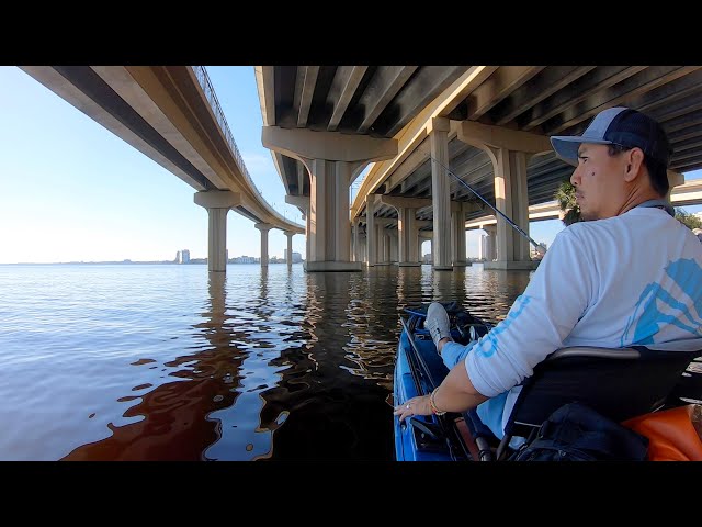 Kayak Fishing in the Middle of DOWNTOWN JACKSONVILLE!