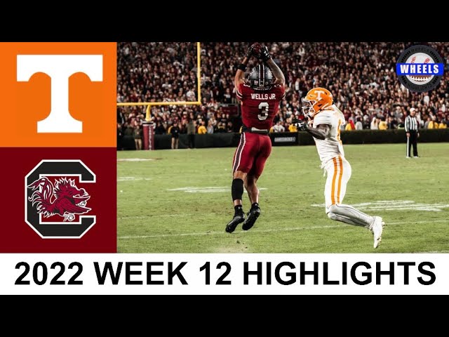 #5 Tennessee vs South Carolina Highlights | College Football Week 12 | 2022 College Football
