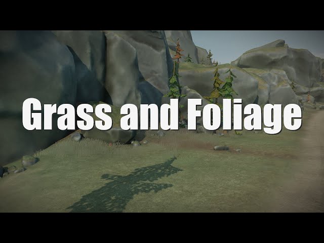 Project Slide Level Design - Grass and Foliage