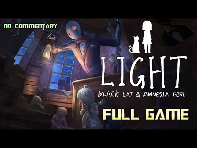 LIGHT: Black Cat & Amnesia Girl | Full Game Walkthrough | No Commentary