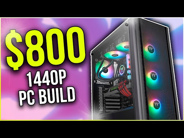 Best "1440p Resolution" Value $800 GAMING PC Build in 2023 🤯