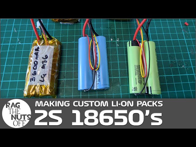 Making 2S 18650 Li-on Battery Packs for RC FPV Models