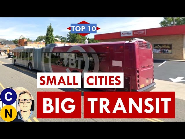 Smaller Cities With Great Transit: 10 Metro Areas Under a Million Population With High Ridership