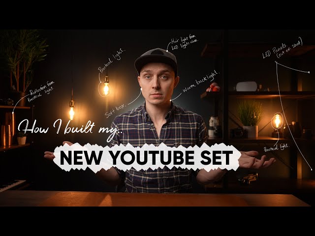 How I Built A New YouTube Setup/Backdrop For 2021