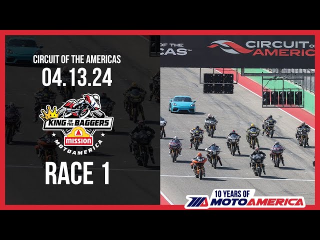 Mission King of the Baggers Race 1 at MotoGP COTA 2024 - FULL RACE | MotoAmerica