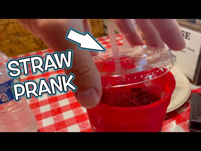 Easy to do Knot in Straw Prank