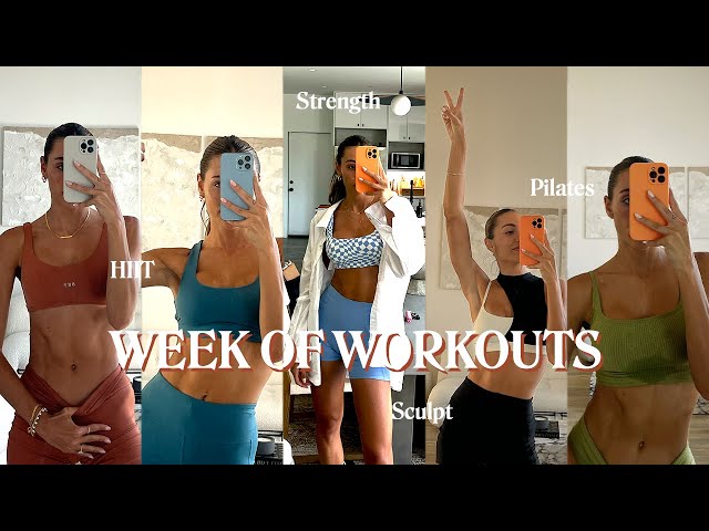 How I stay in my best shape / My weekly workout routine / Filming for my workout app