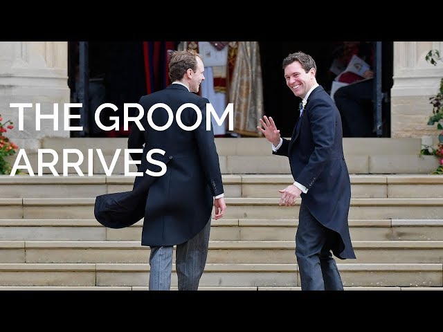 The Royal Wedding: The Bridegroom, Jack, and his brother, Best Man Thomas arrive