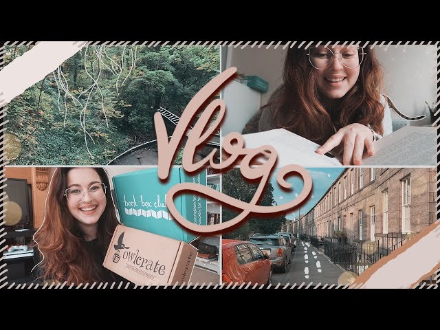 Weekly vlog & Owlcrate, Book Box Club Unboxings | Book Roast [CC]