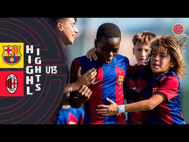 HIGHLIGHTS: FC Barcelona vs AC Milan U13 Dubai Football Cup 2024