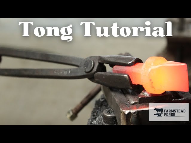 Learn How To Make V Bit Tongs For Blacksmithing