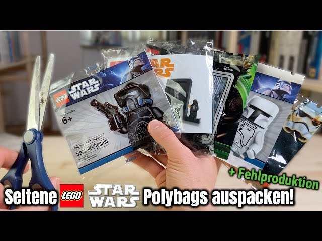 Nicht nachmachen: Seltene LEGO Polybags & Fehlproduktion öffnen! | Star Wars Minifiguren